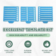 1 Color: Blue Material: Plastic Compatible with Sticky Note Template Note Template OPP Bag YA6J
