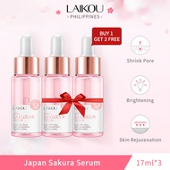 LAIKOU Sakura VC Skincare Set Serum Moisturizer Sunscreen Whitening Reduce Spots