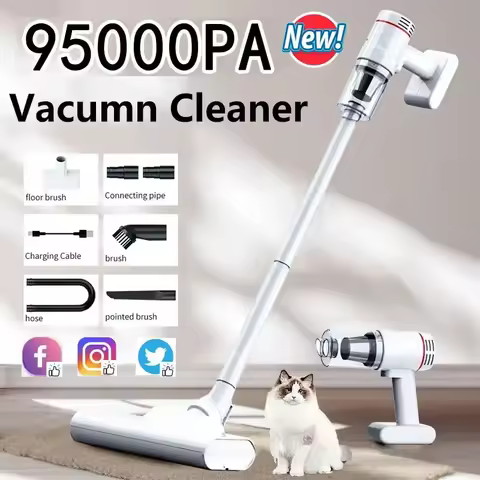 Xiomi 95000Pa Electric Handheld Vacuum Cleaner Wireless Sweeper Powerful Cordless Home Car Metal Str