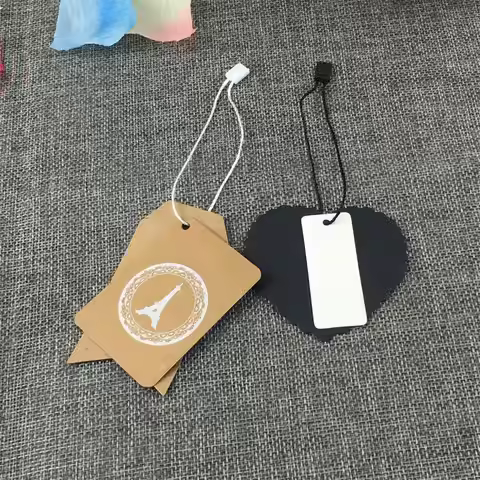 1000pcs/Pack 7 Inches Hang String Cord For Garment Seal Tag With Hanging String For Jewelry Clothing