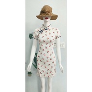 2hand cheongsam size XS (Bust 80)