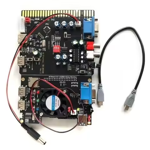 Full Kit DE10-Nano MiSTer To JAMMA/JVS Retro Video Game Conversion Board MiSTer JAMMA IO Board for A