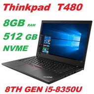Lenovo ThinkPad T480 Intel i5-8350U 8th Gen 32GB RAM 512GB SSD/ Intel HD 620 Graphic
