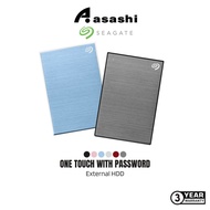 Seagate One Touch with Password 1TB | 2TB 2.5" Portable USB 3.0 Hard Disk External Hard Drive