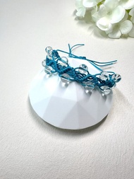 白水晶繩結手鏈