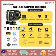 Proocam SJ50 Camera Action HD Sport 1080p Full 2.0 Inch For Bike Cycle Travel Set Accessories Waterp