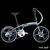 GermanyHITOBrand 20Inch Folding Bicycle Ultra-Light Aluminum Alloy Portable Folding Bicycle Disc Brake Student Bicycle M