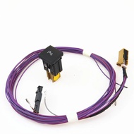 FHAWKEYEQ Radar Switch OPS Control Button + Cable Harness Connector Plug Pigtail For Golf MK6 Jetta 