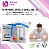 NEMO INCENTIVE SPIROMETER (3 Ball Spirometer) BEST QUALITY