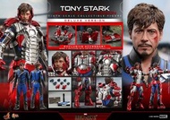 全新 盒未開 現貨 hottoys MMS600 Iron Man 2 Mark 5 V Suit Up Deluxe version 豪華版 鐵甲奇俠2 拆甲版 1/6 figure Marvel 