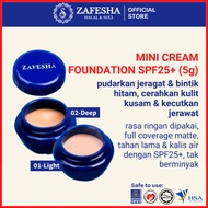 Zafesha Foundation Mini 5g Trial Krim Zafeesha Zafesya Skincare Bedak Cream Muka 5 in 1 ZS Simply