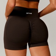 DFYNE Same Style Quick-Drying Running Fitness Shorts Women Peach Hip Three-Point Yoga Pants Women Br