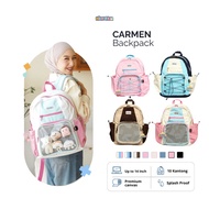 Himeku CARMEN ITA BAG - Medium Backpack - Medium BAG - Fits Laptop - Canvas Backpack Men'sWanita