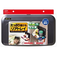 Seiwa SEIWA 大型超薄多功能後座飲品紙布盒架餐盤架