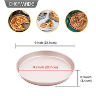 [CHEFMADE] 9" Pizza Pan carbon steel baking pan round shape Pizza mold pizza tray pizza pan WK9066 W
