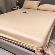 Vải Cotton Nguyên Chất Pure Cotton Bedding Quilt Cover Dustproof Non-slip Single Piece Matress Prote