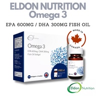 ELDON NUTRITION Omega 3 EPA 600mg/DHA 300mg Fish Oil Softgel