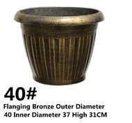 【A Motion】 Big round upset hydroponic nonporous lotus basin water lily bowl lotus special plastic fl