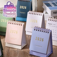 2026 Calendar Aesthetic 6 Colors | Mini Desk Decoration | 13x8cm Portable | Kalendar 2026 Cute