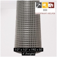40FT X 4FT 19G 1/2'' X 1/2''  GALVANIZED BRC WIRE MESH NETTING DAWAI JARING JARING BESI 8KG PER ROLL