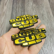 SUPER CUB yellow hard plastic stamp set