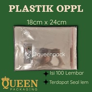 OPP PLASTIC 18 X 24 CM | Contents 100 PCS | 18 X 24 CM 24 MICRON THICKNESS |
