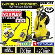 KARCHER COMBO KIT K4 PREMIUM POWER CONTROL HIGH PRESSURE WASHER + VC3 PLUS VACUUM CLEANER