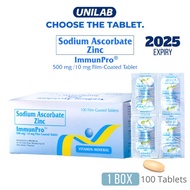 ♛Unilab Immunpro Sodium Ascorbate with Zinc 100 Tablets✯