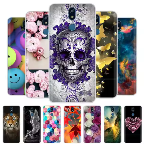 Silicone Case For LG K40 K 40 Soft Cover Cute Pattern TPU Case For LG K40S K 40S K40 S LMX430HM Back
