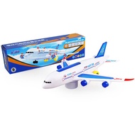 Electric Luminous Music Plane Flashing Universal Car Children's Toys Boys Gifts Luminous Toys Music 