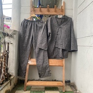 2hand gray set, waist 56 to 76cm, length 91cm, code 307