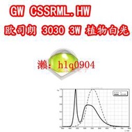 現貨OSRAM歐司朗 GW CSSRML.HW 3030大功率LED燈珠3W植物光譜白光燈心