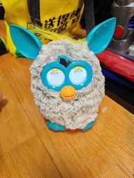 Furby book grey teal rain cloud Hasbro