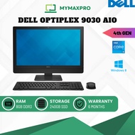 AIO i5 Dell Optiplex 9030 23" Inch Intel Core i5 (4th Gen) / 8GB RAM / 240GB SSD / Win 8 Pro (Refurb