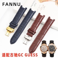 Sesuai untuk Gucci gucci strap leather female GC Gucci watch strap notch ya133309 leather bracelet m