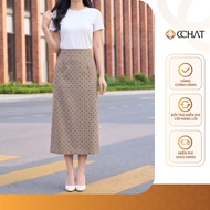 HT Laure Straight Skirt CCHAT Heart Polka Dot High Quality Tulle 16CDS2030ST
