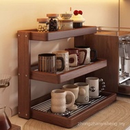 zhongzhanyisheng Solid Wood 3 Tier Cup Rack Nordic Style Floor Storage Holder For Cups