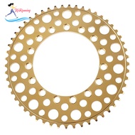 [whweight]Ultralight Chainring 53T ~ 56T Single Narrow Wide 130BCD Round Crankset Chain Wheel Component Parts