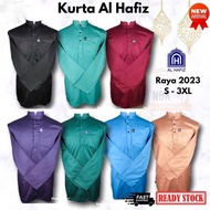 Baju Raya 2023 Kurta Lelaki Dewasa Berkolar Kain COTTON by Al Hafiz