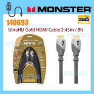 MONSTER - 140693 UliraHD Gold HDMI Cable 2.43m / 8ft