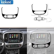 For Chevrolet Colorado Gmc Canyon 2015+ Piano Black Auto Central Display Set Trim Cover Car Interior