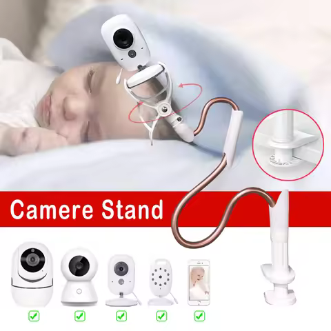 Baby Monitor Camera Holder for VB603 VB605 VB601, Cradle Crib Bed Long Arm Adjustable 95cm Wall Moun