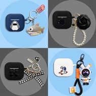 For AirPods 4 Case AirPods 4 Silicone Soft Case Cute Shark Keychain Compatible with AirPods 4 Shockp