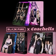 55pcs BLACKPINK&amp;Coachella Photocards Latest Concert Album Poster HD Lomo Card Collection JENNIE ROSE LISA JISOO