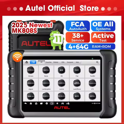 Diagnostic Tools Autel MK808S Car diagnosis Bi-Directional Control Automotive scanner IMMO Key Codin