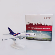 Diecast 1:400 Scale 20cm Model Airplane Thai Airways A380 Alloy Metal Aircraft Model With Landing Ge