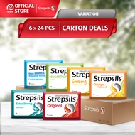 [Bundle of 24] Strepsils Carton Deal 6's