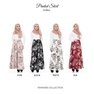 SKIRT LABUH/ SKIRT CORAK BUNGA LABUH/ SKIRT MUSLIMAH LABUH/ FLORAL PRINTED SKIRT MAMABIE