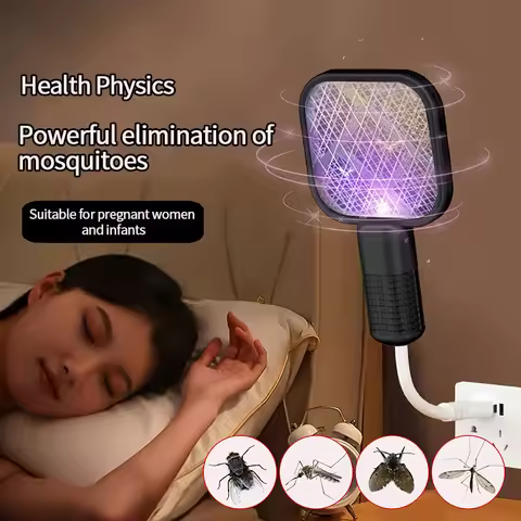 1-10PCS USB Charge Electric Mosquito Swatter Anti Mosquito Killer Lamp Rechargeable Bug Zapper for S