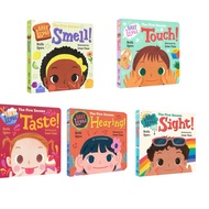 Baby Loves Science: The Five Senses Hearing/Sight/Touch/Taste/Smell (Board Book)(Minor Defect at Boo